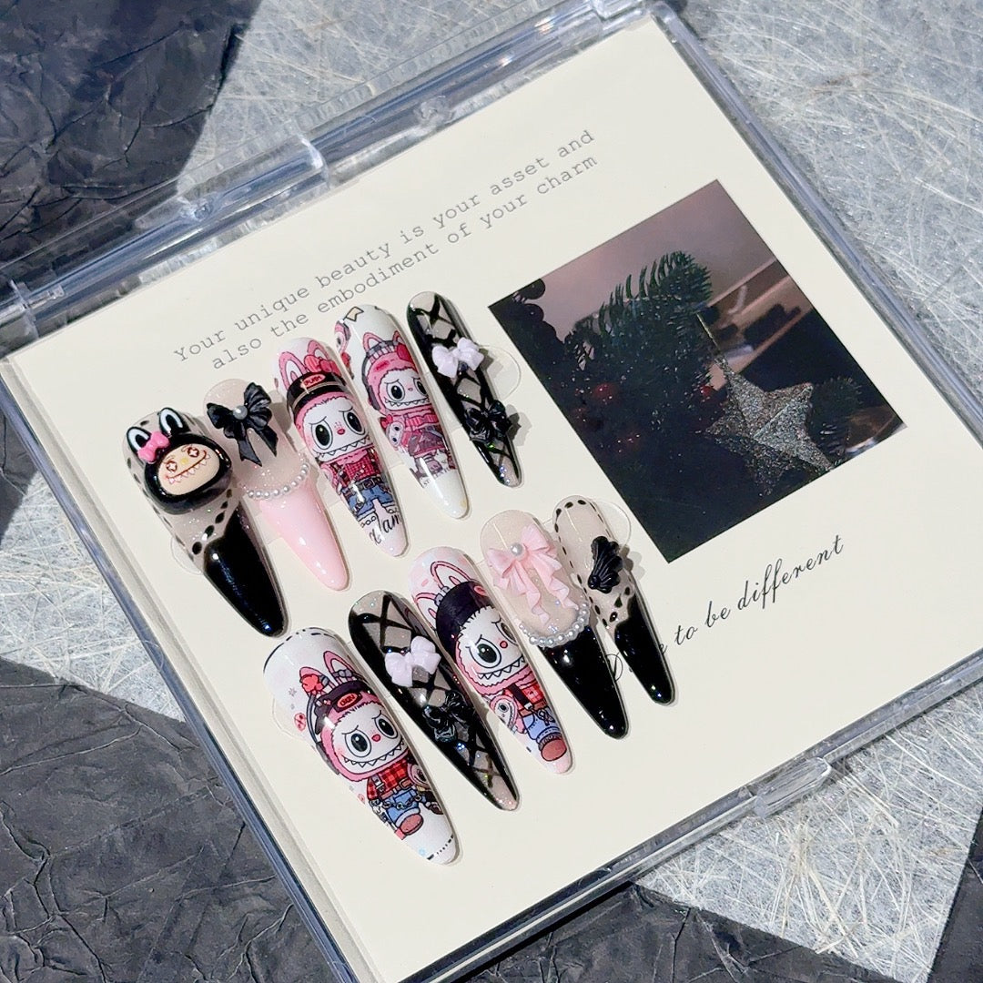 Cartoon Press-On Nail Collection