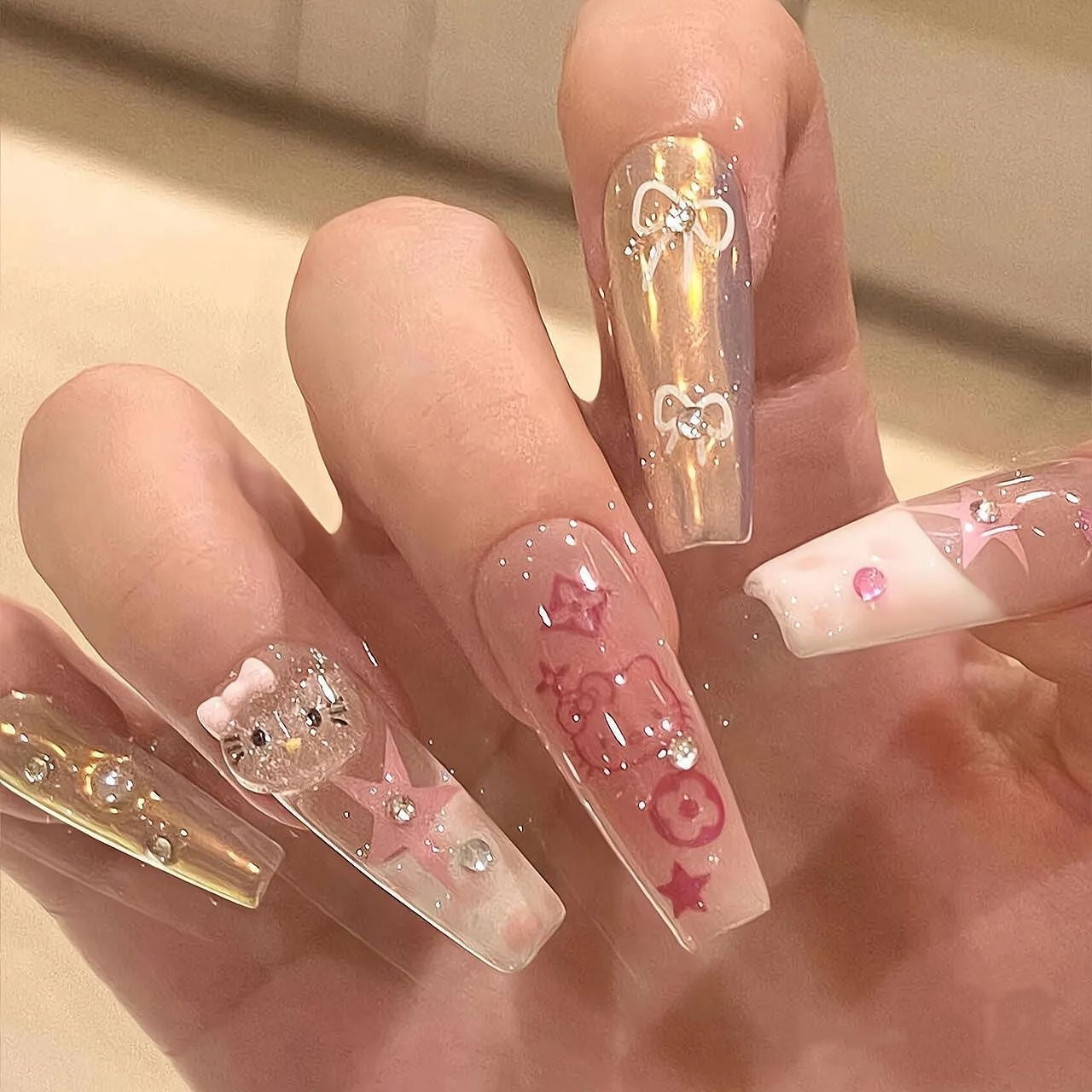 Cartoon Press-On Nail Collection