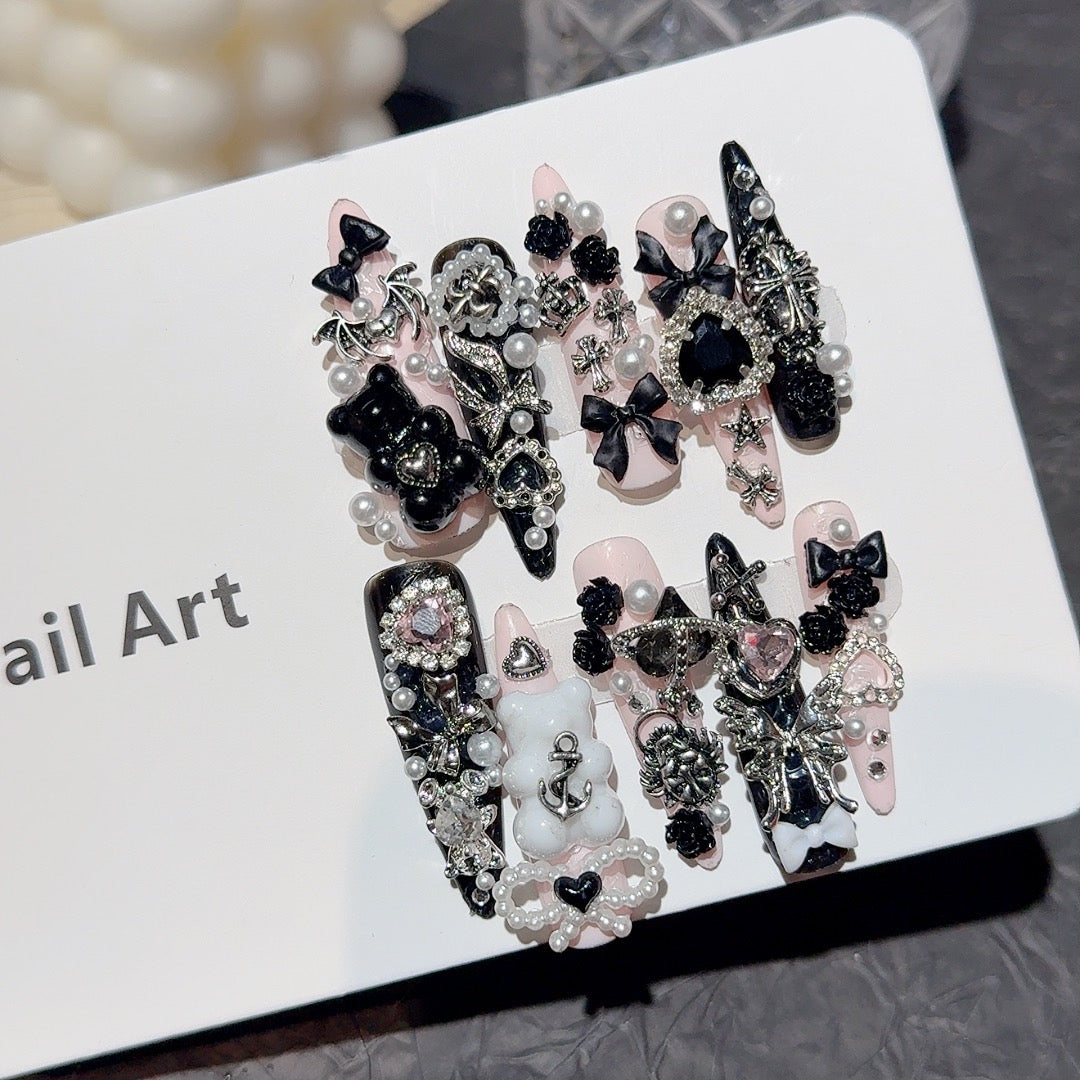 Cartoon Press-On Nail Collection